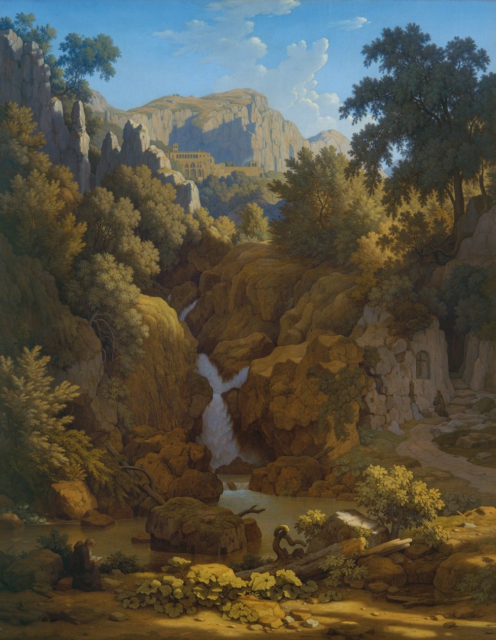In Subiaco door Johann Martin von Rohden