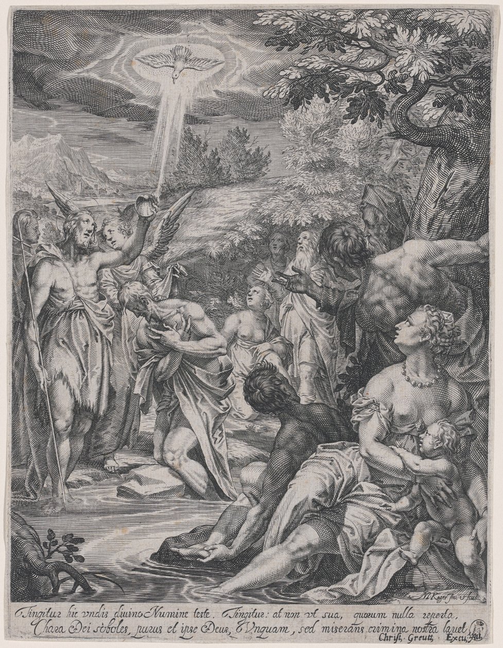 De Doop van Christus door Johann Matthias Kager