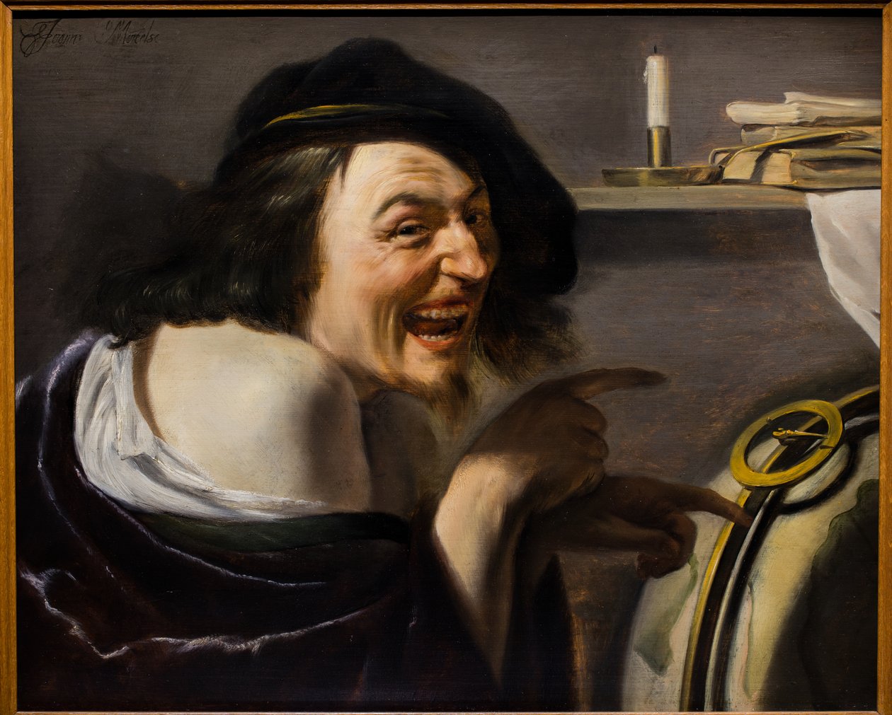 Democritus, ca. 1620 (Olieverf op hout) door Johann Moreelse