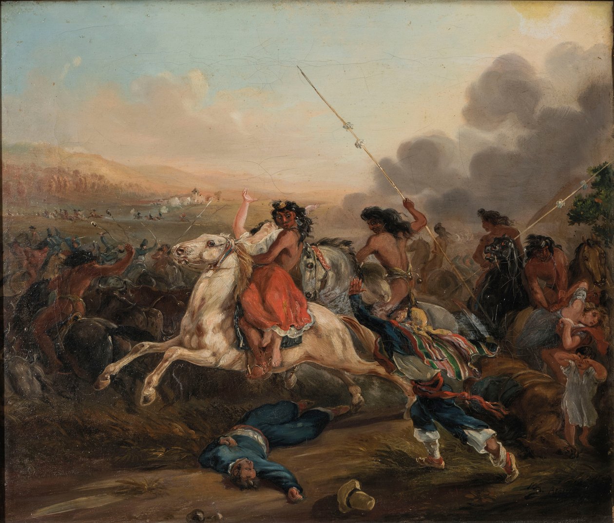 De Ontvoering (El Malón) door Johann Moritz Rugendas