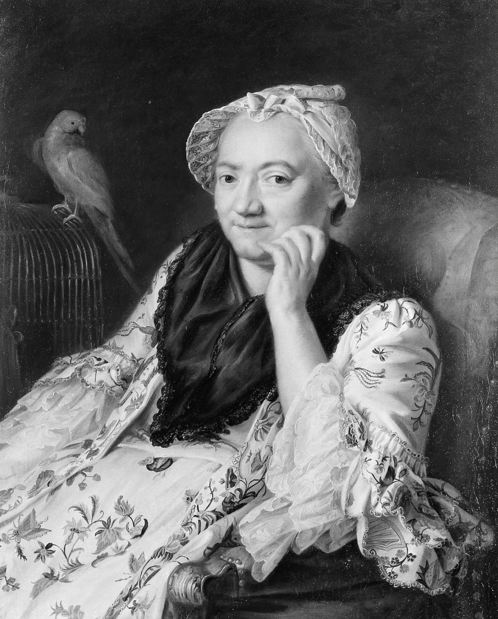 Portret van een Vrouw door Johann Nikolaus Grooth