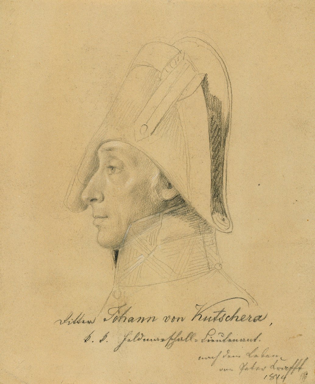 Veldmaarschalk-luitenant Johann Ritter von Kutschera door Johann Peter Krafft