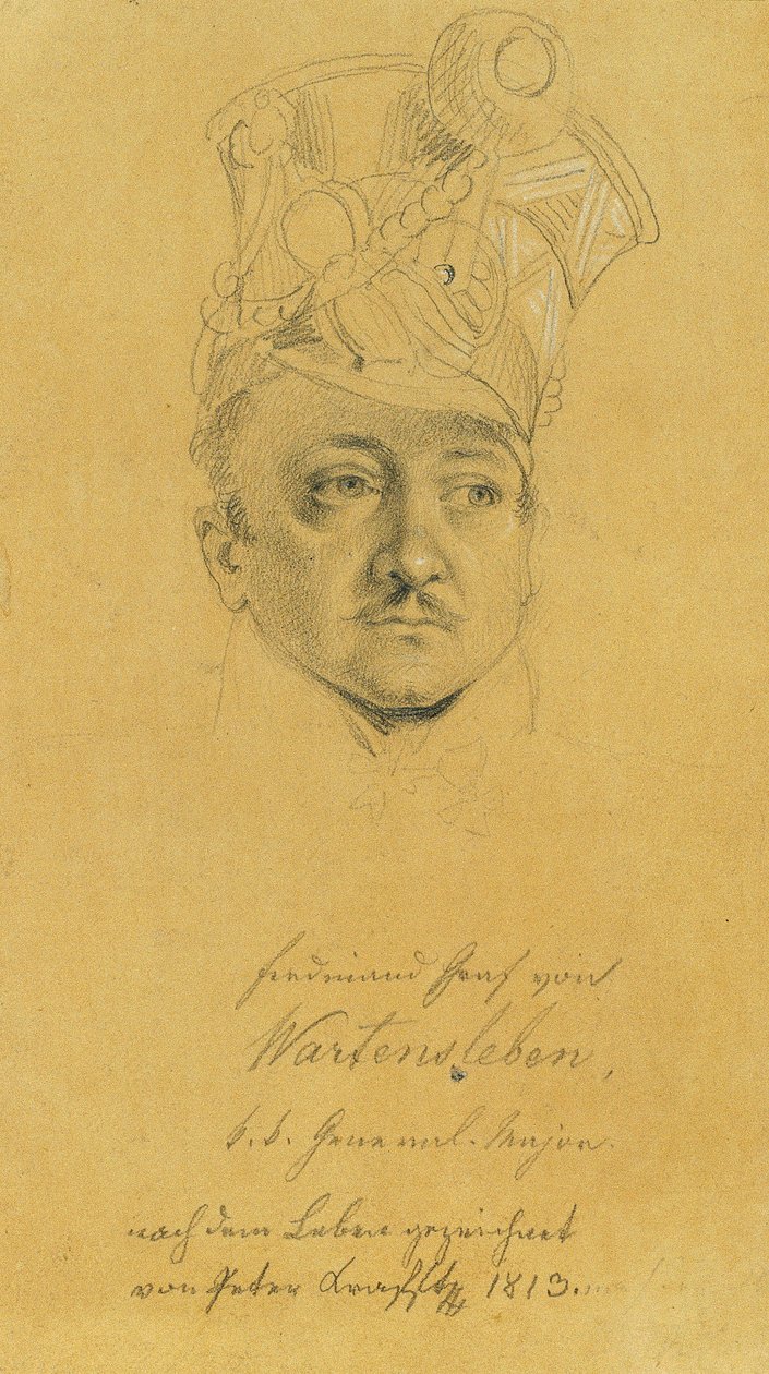 Ferdinand Graaf van Wartensleben door Johann Peter Krafft