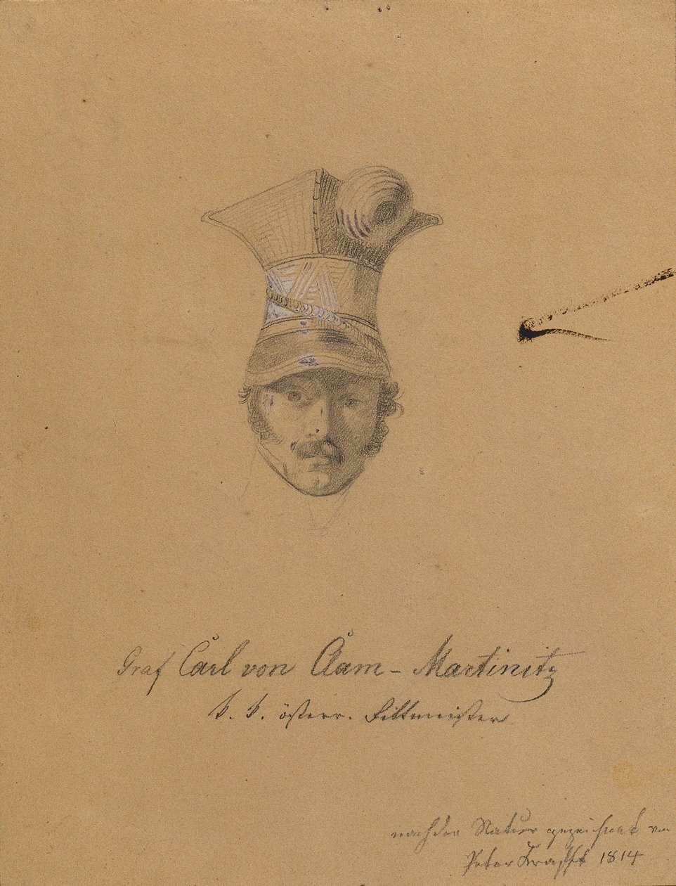 Graaf Carl von Clam-Martiniz door Johann Peter Krafft