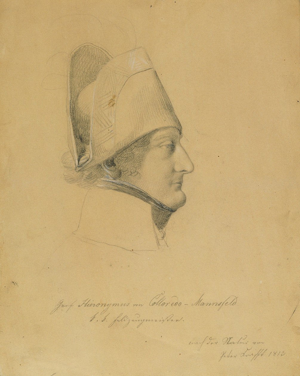 Graaf Hieronymus von Colloredo-Mannsfeld door Johann Peter Krafft