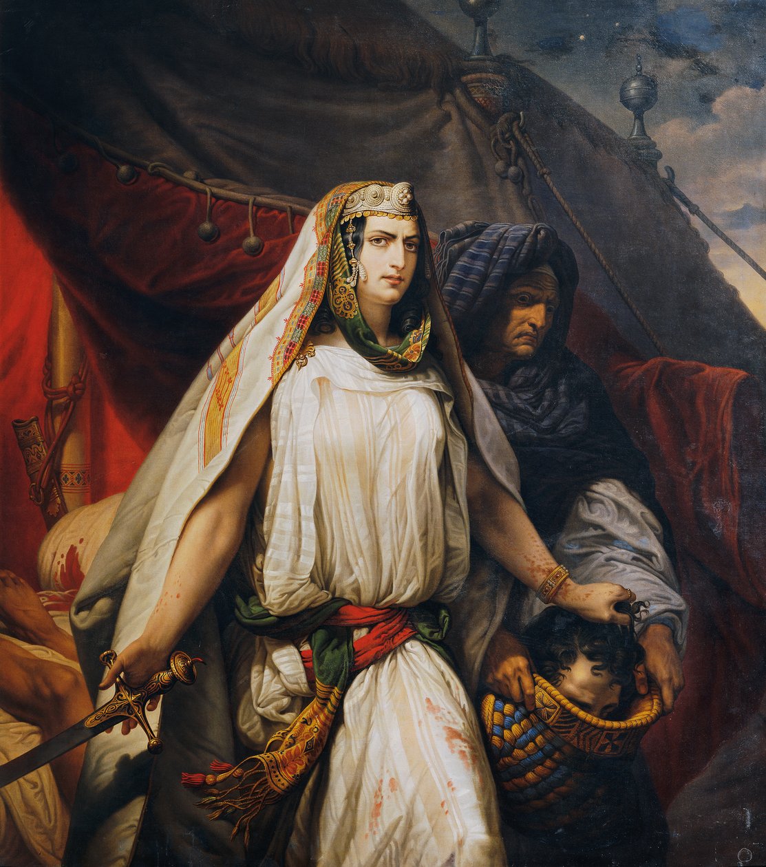 Judith met het hoofd van Holofernes door Johann Peter Krafft