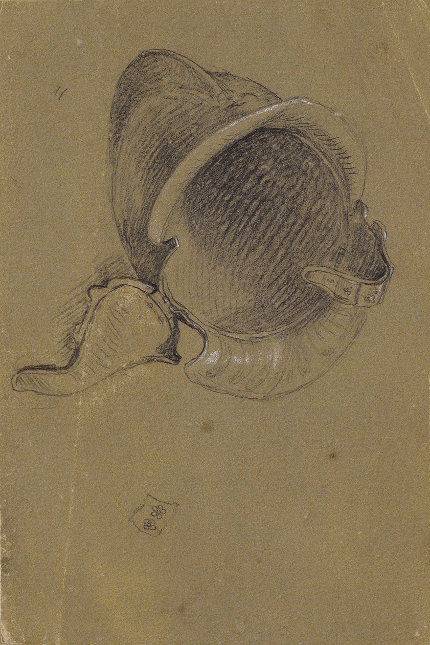 Studie van een helm door Johann Peter Krafft