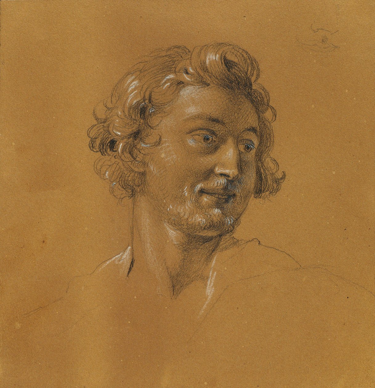Studie voor "Rüdiger en Angelika" door Johann Peter Krafft