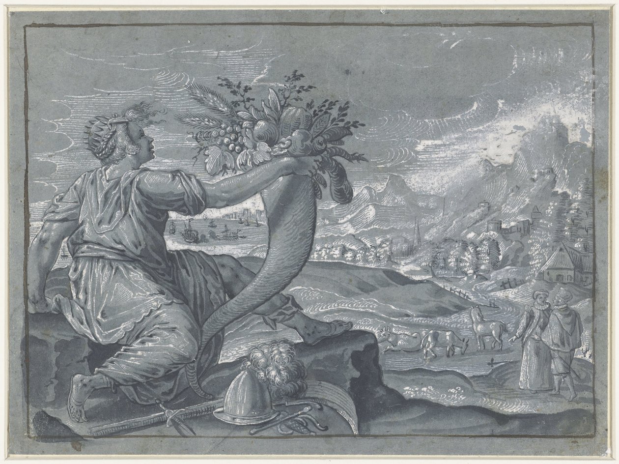 Europa door Johann Sadeler (I)
