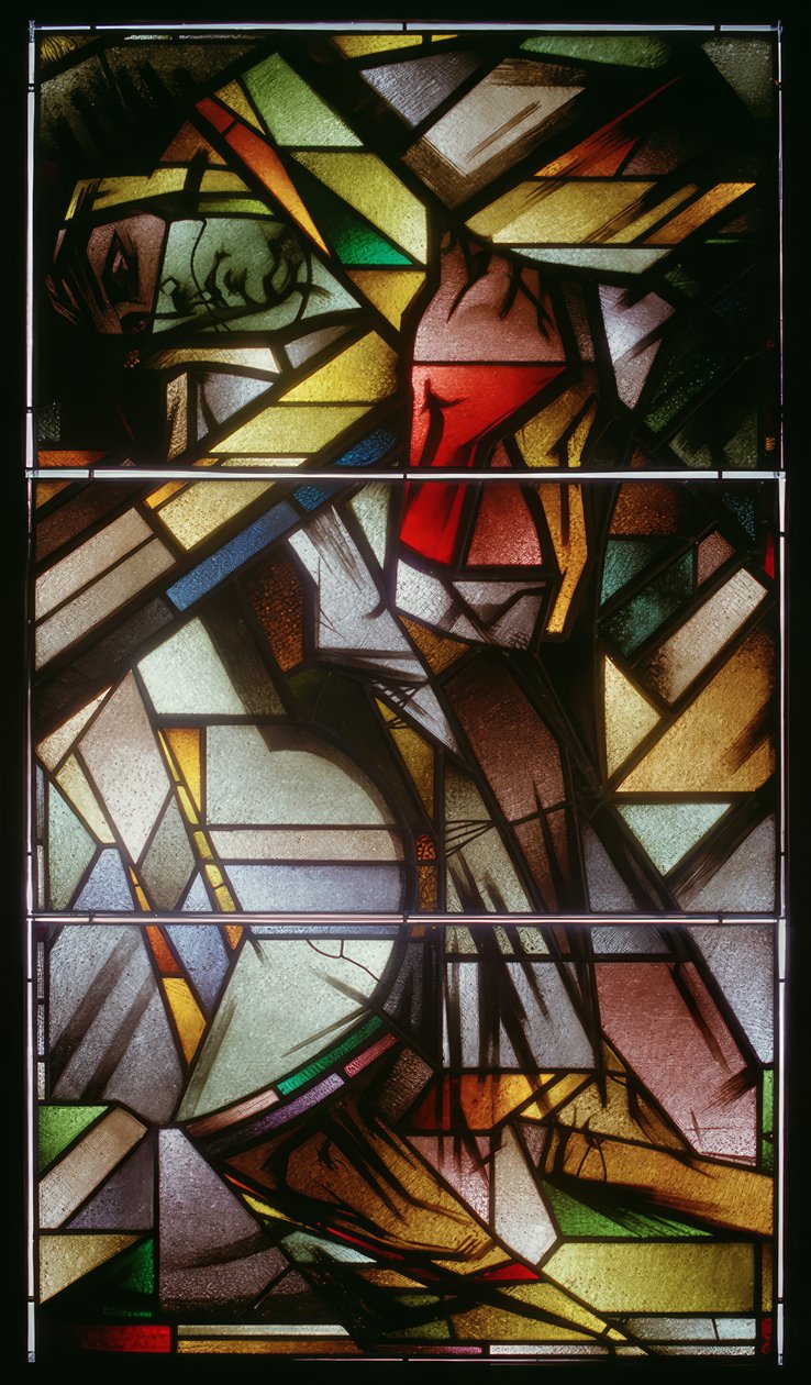 Christus die het kruis draagt door Johan Thorn Prikker