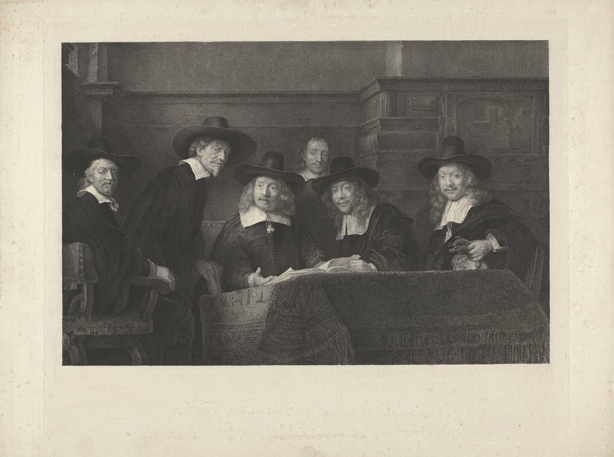 De Staalmeesters door Johann Wilhelm Kaiser (I)