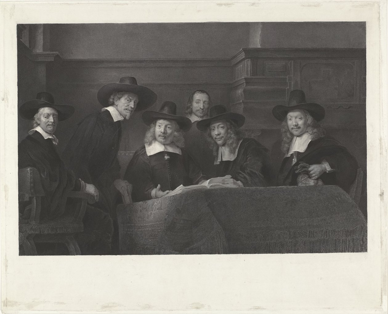 De Staalmeesters door Johann Wilhelm Kaiser (I)