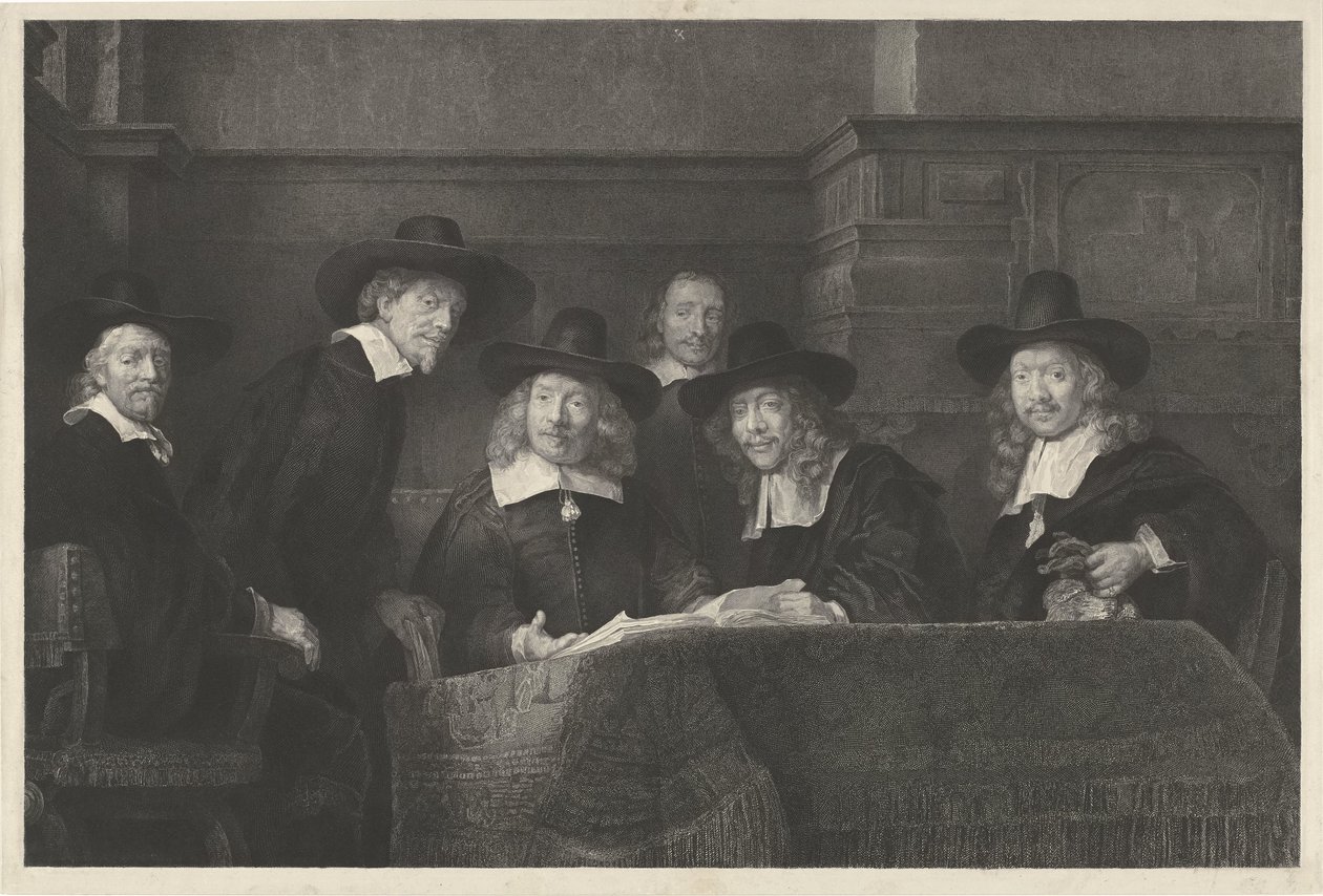 De Staalmeesters door Johann Wilhelm Kaiser (I)