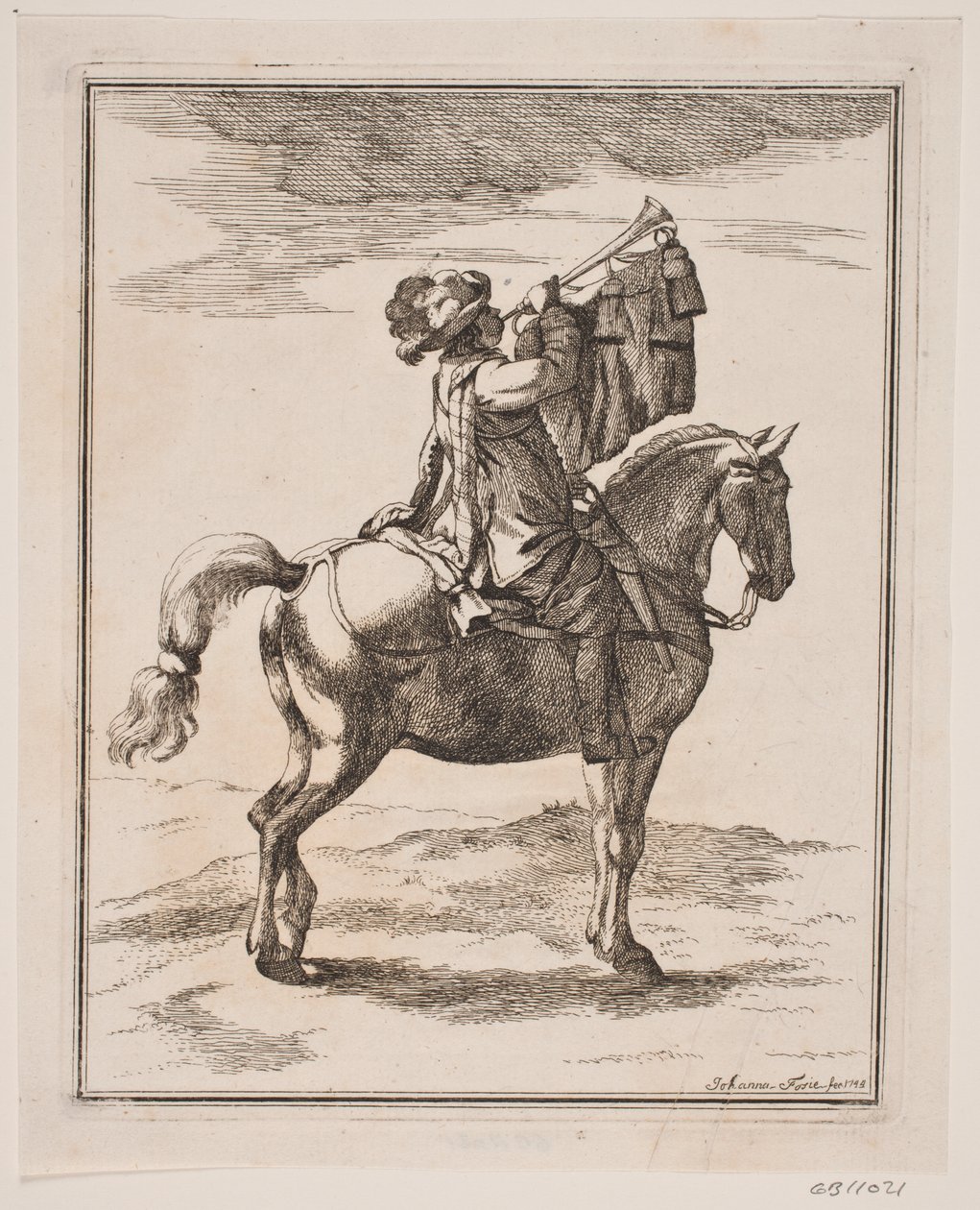 Een Trompetter te Paard door Johanna Fosie
