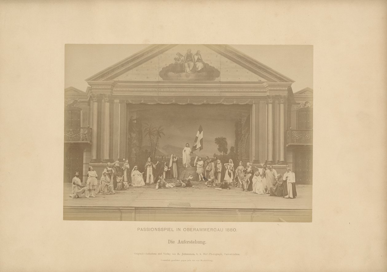 Passiespel van Ober-Ammergau - De opstanding door Johannes Bernhard
