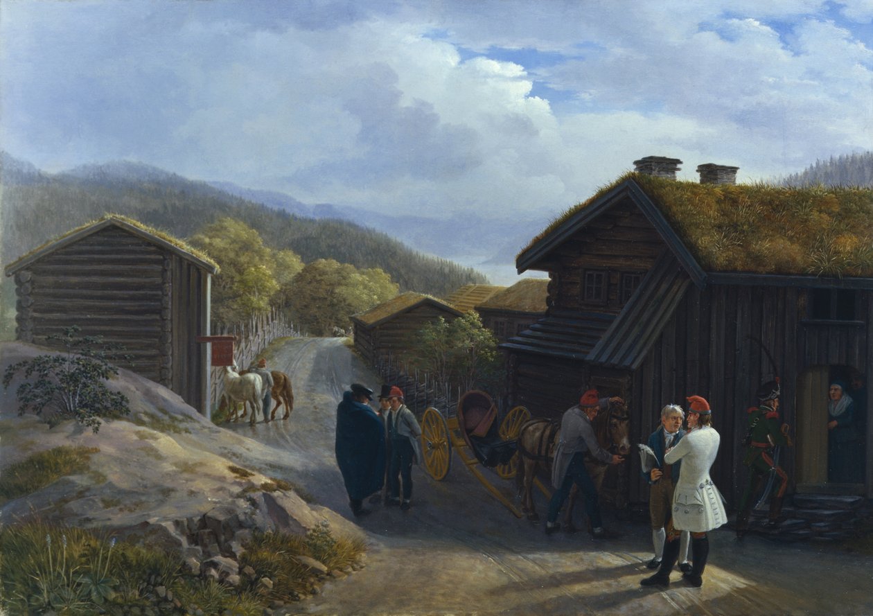 Løsnes in Gudbrandsdalen door Johannes Flintoe