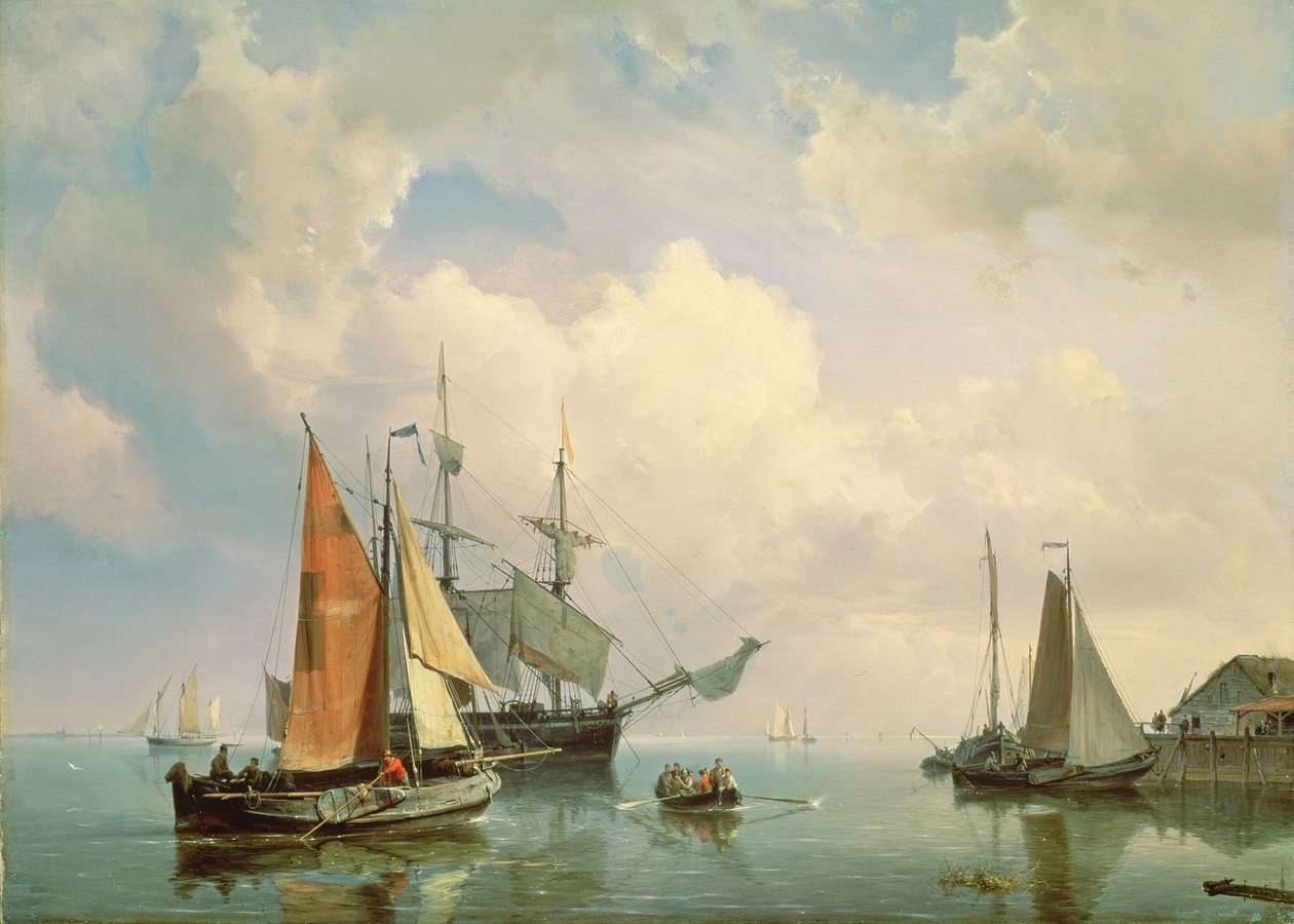 Marine door Johannes Hermann Barend Koekkoek