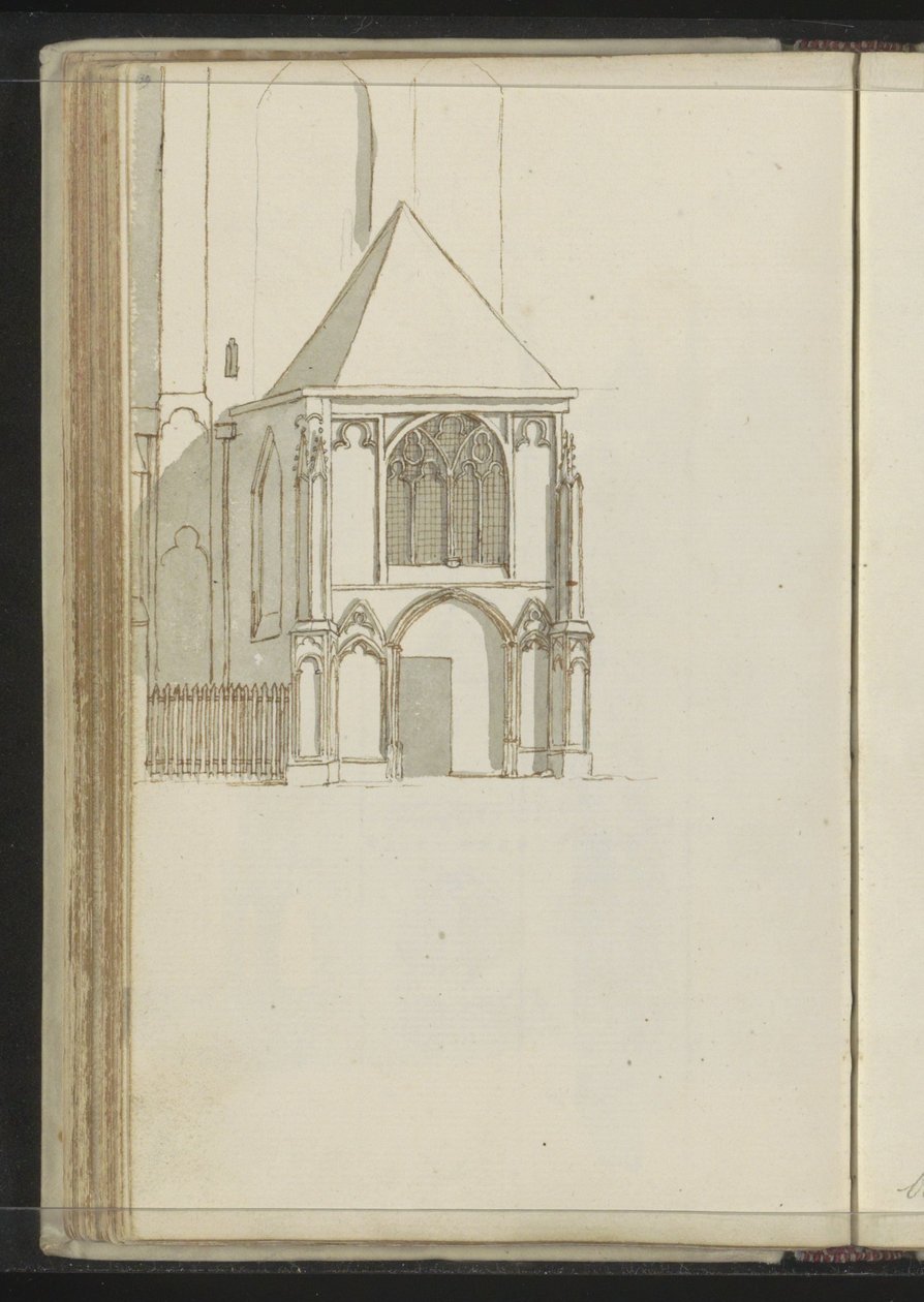 Oude Kerk te Delft door Johannes Huibert Prins