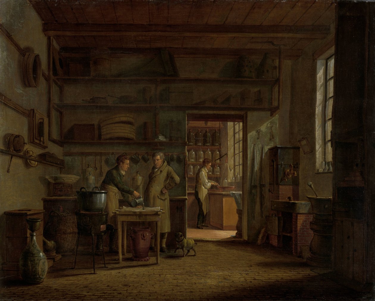 De distilleerderij van apotheker A. d