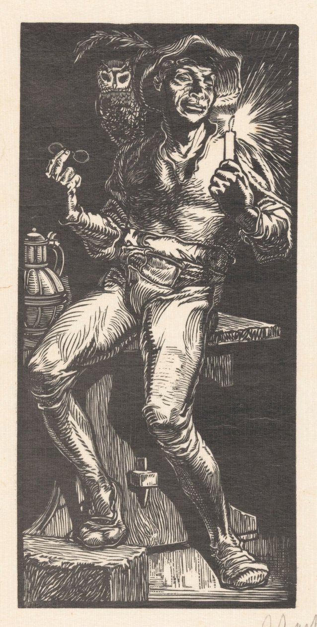 Tijl Uilenspiegel door Johannes Josephus Aarts (signed by artist)