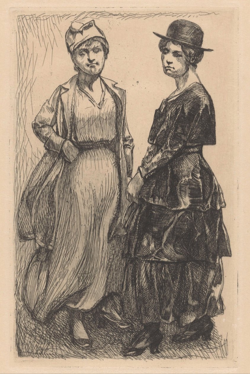 Twee vrouwen door Johannes Josephus Aarts