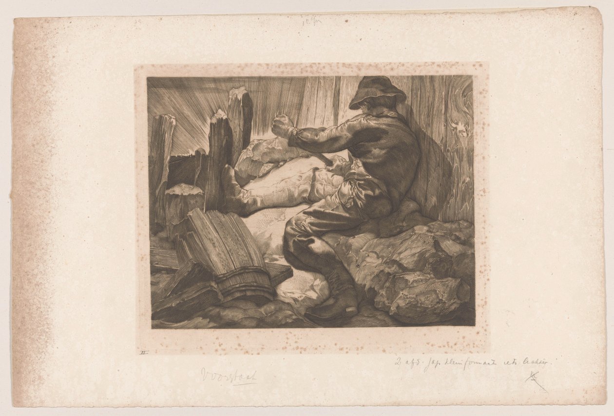 Wrikkende arbeider door Johannes Josephus Aarts