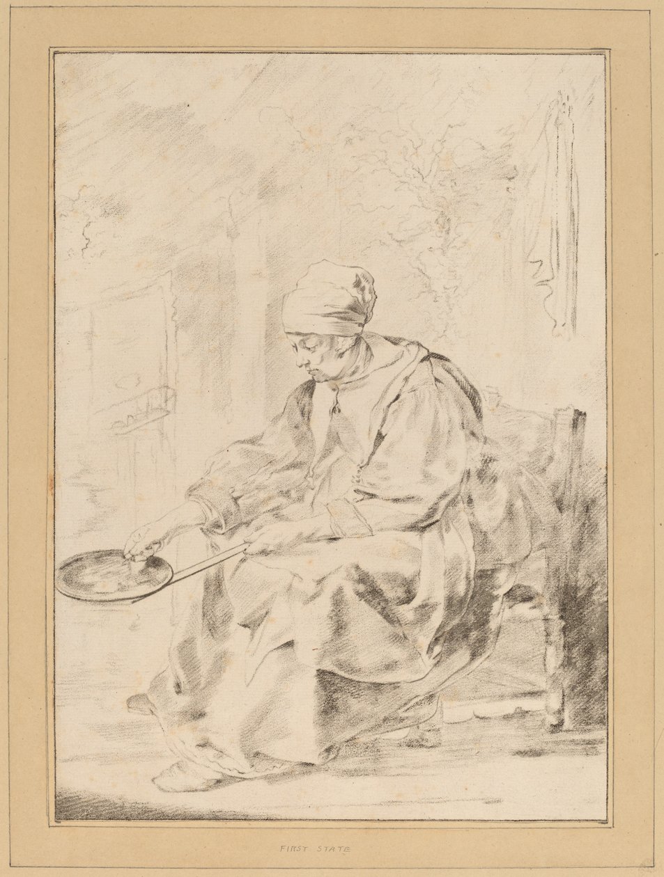 Pannenkoekvrouw door Johannes Kornlein