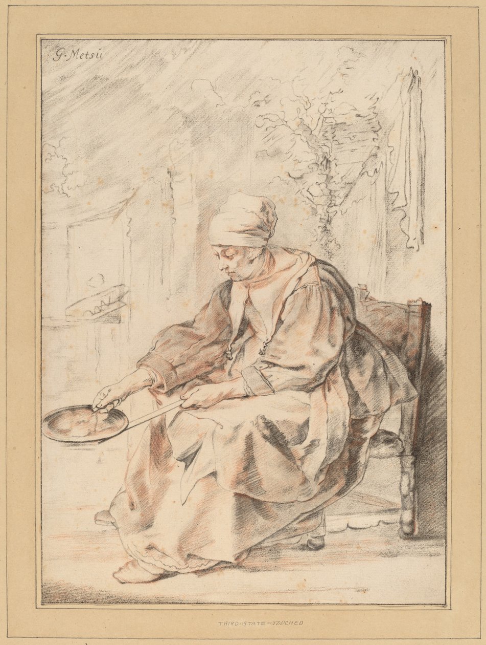 Pannenkoekvrouw door Johannes Kornlein