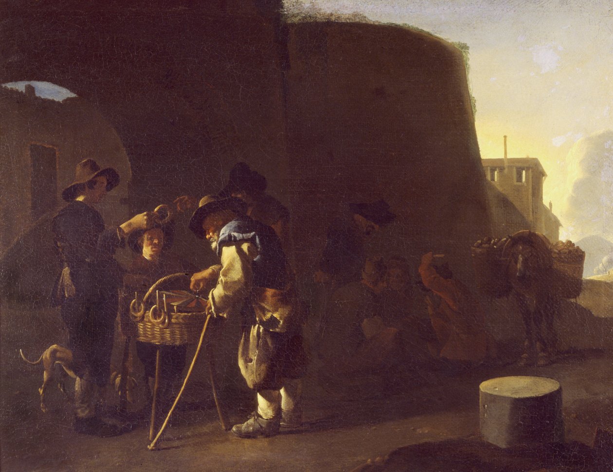 Onbekend Schilderij door Johannes Lingelbach