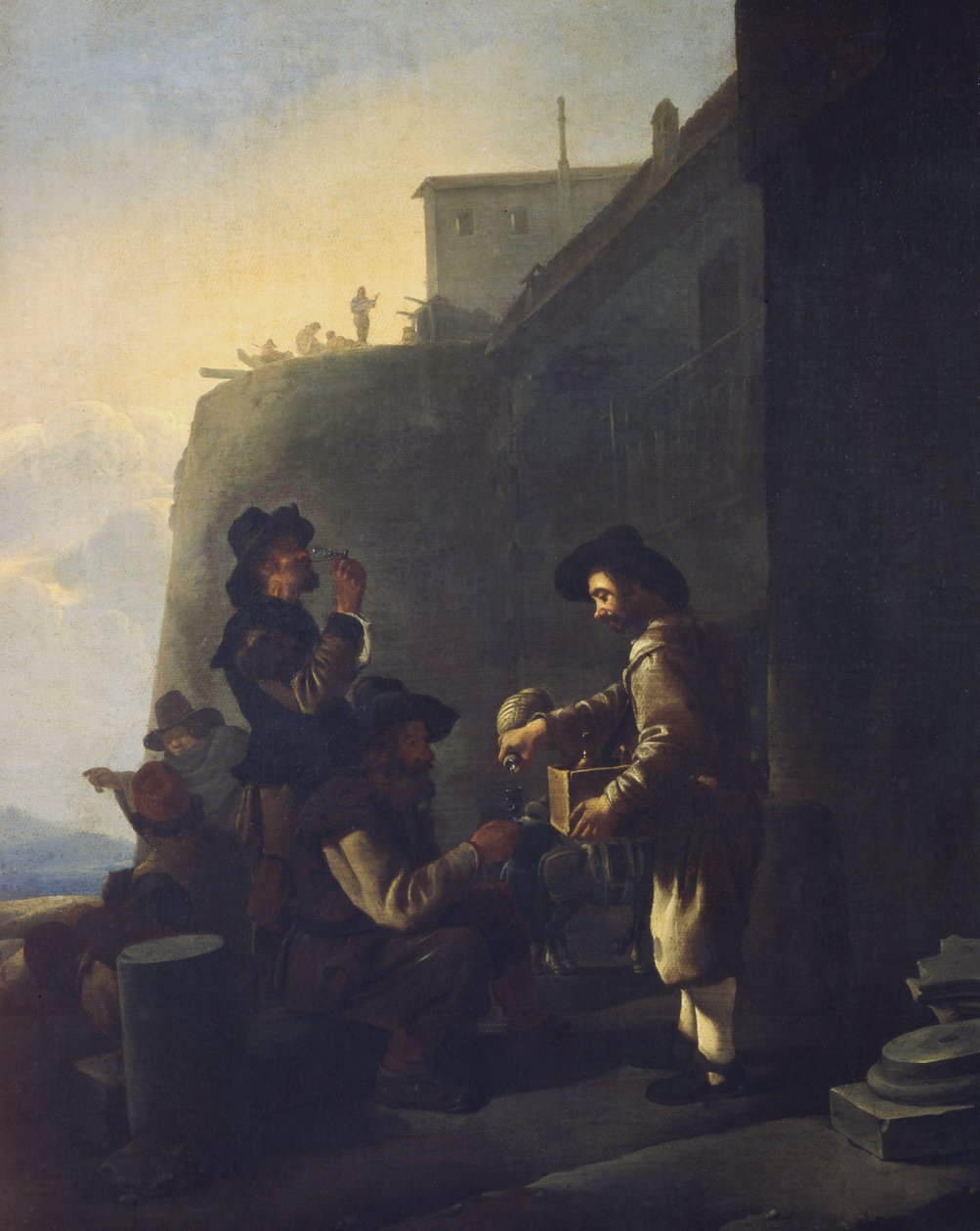 Onbekend beeld door Johannes Lingelbach