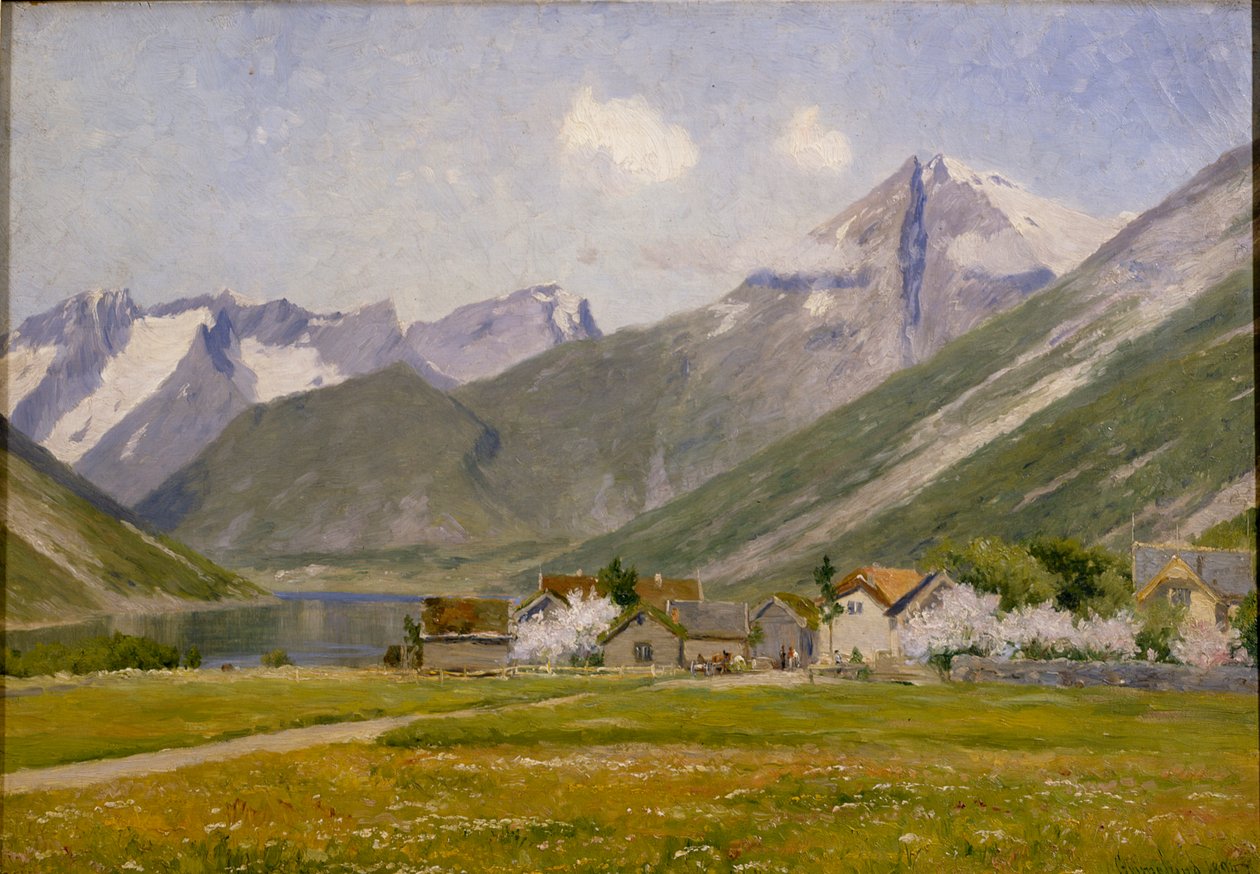 Oeie, Norangsdal door Johannes Martin Grimelund