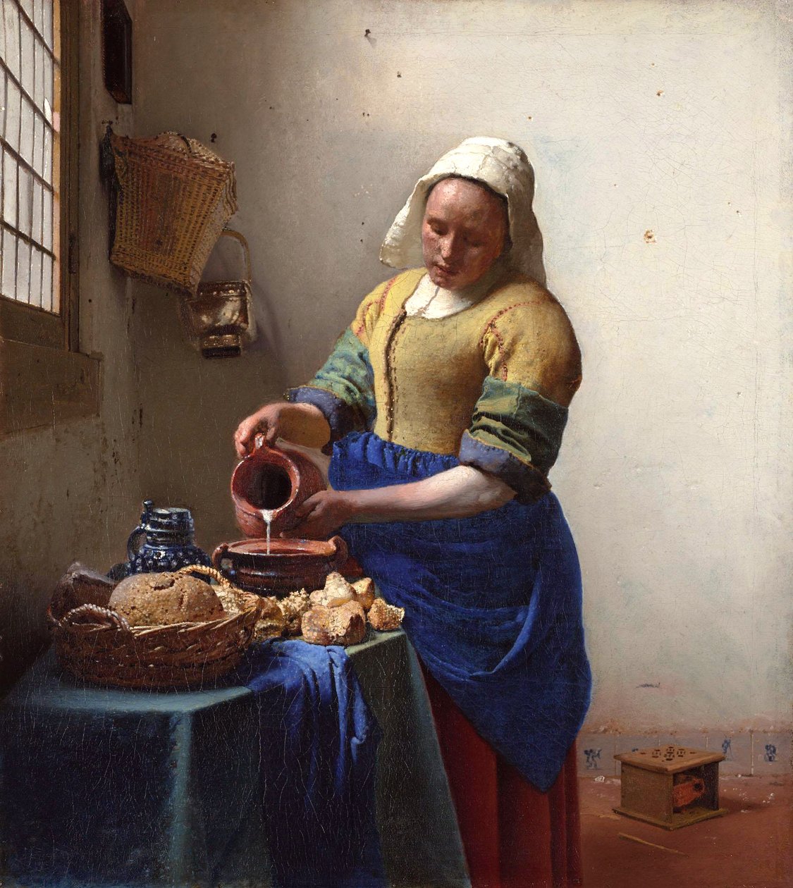 Arabisch:  Het Melkmeisje door Johannes Vermeer