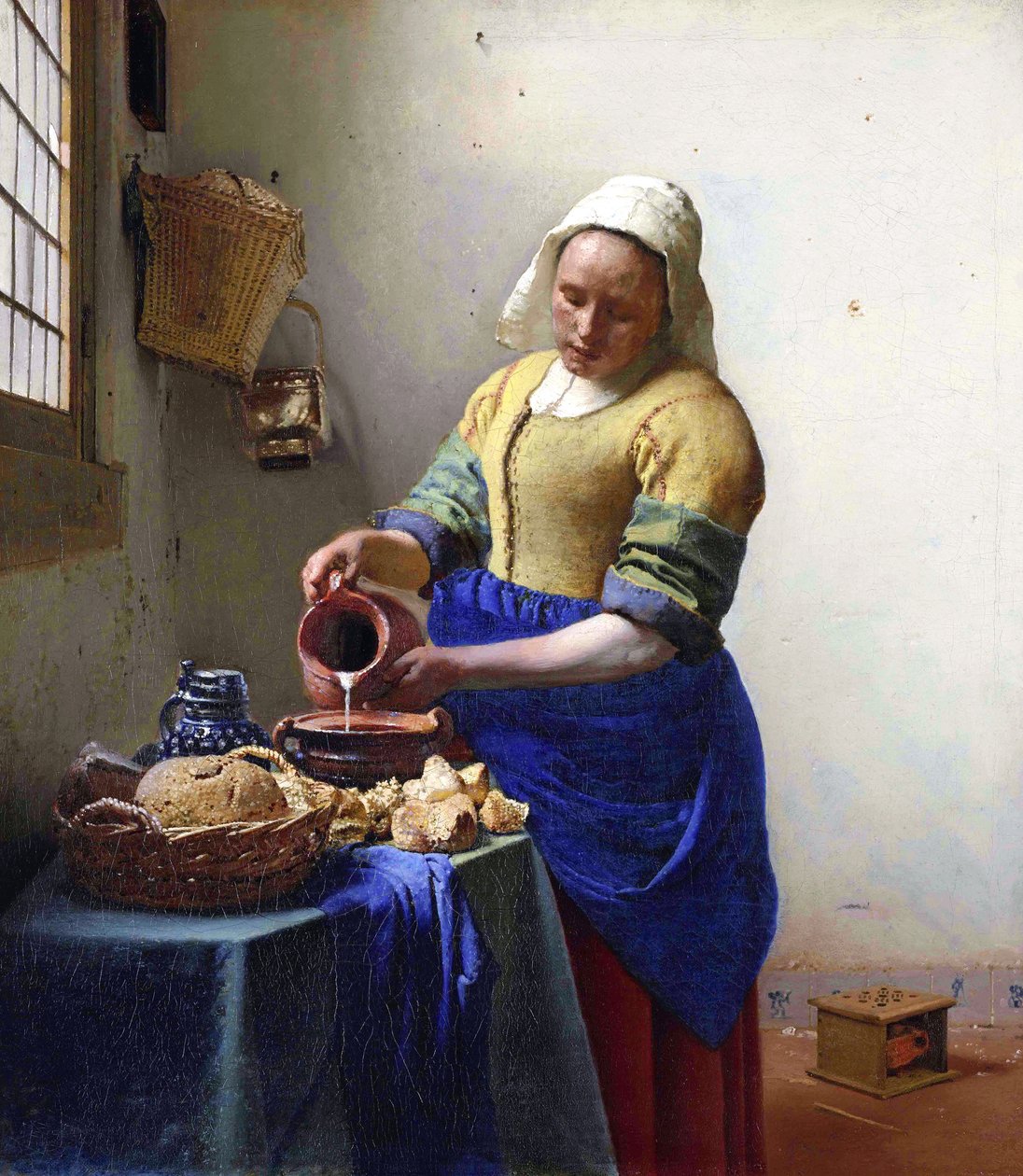 Arabisch:  Het Melkmeisje door Johannes Vermeer