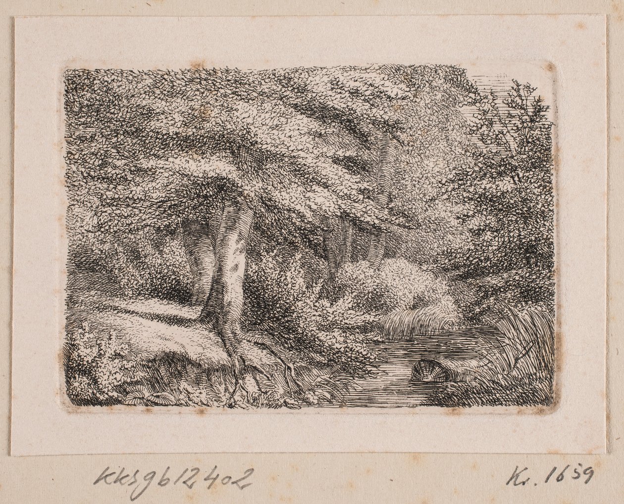 Bospartij door Johannes Wilhelm Zillen
