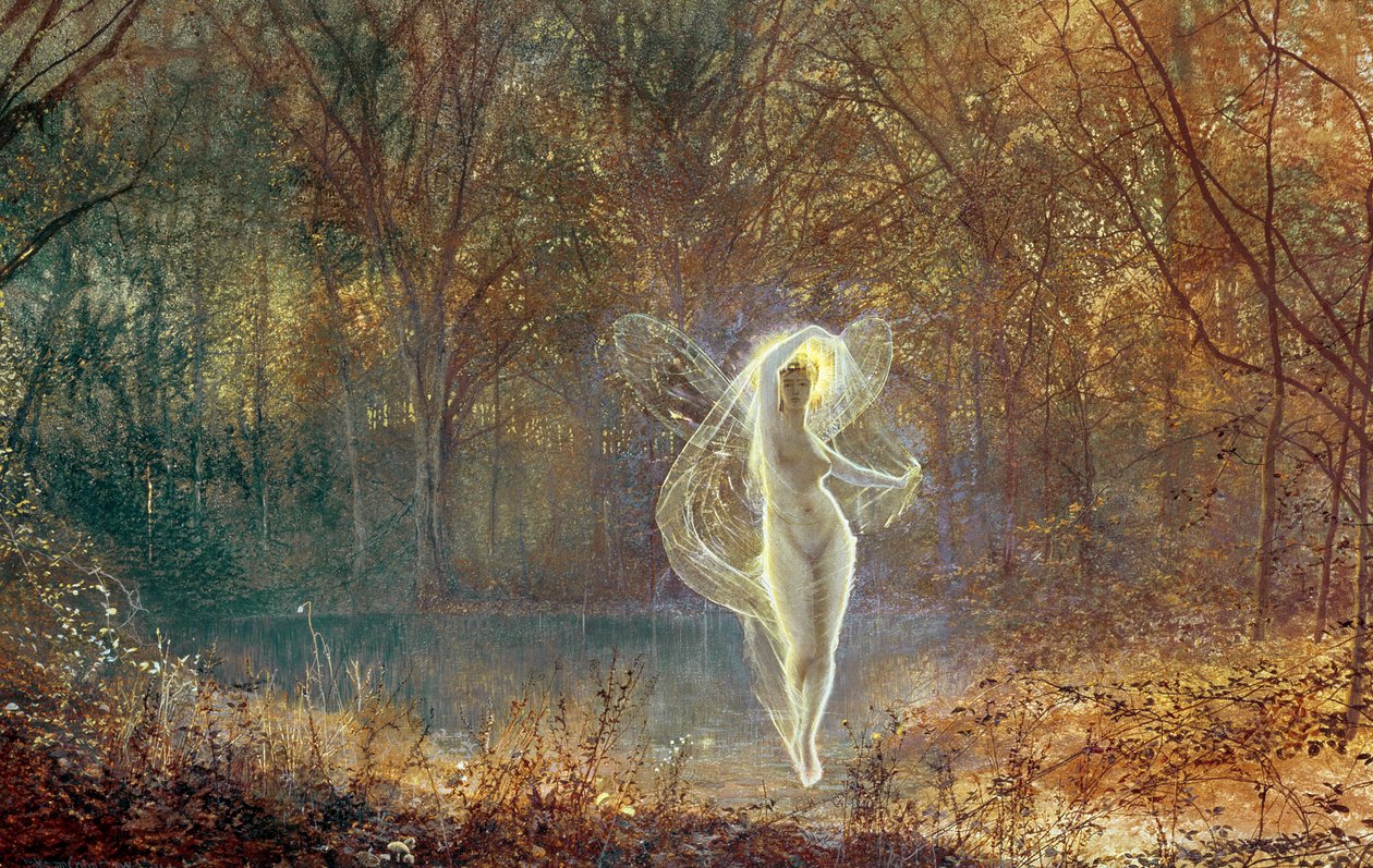Herfst, 1871 door John Atkinson Grimshaw