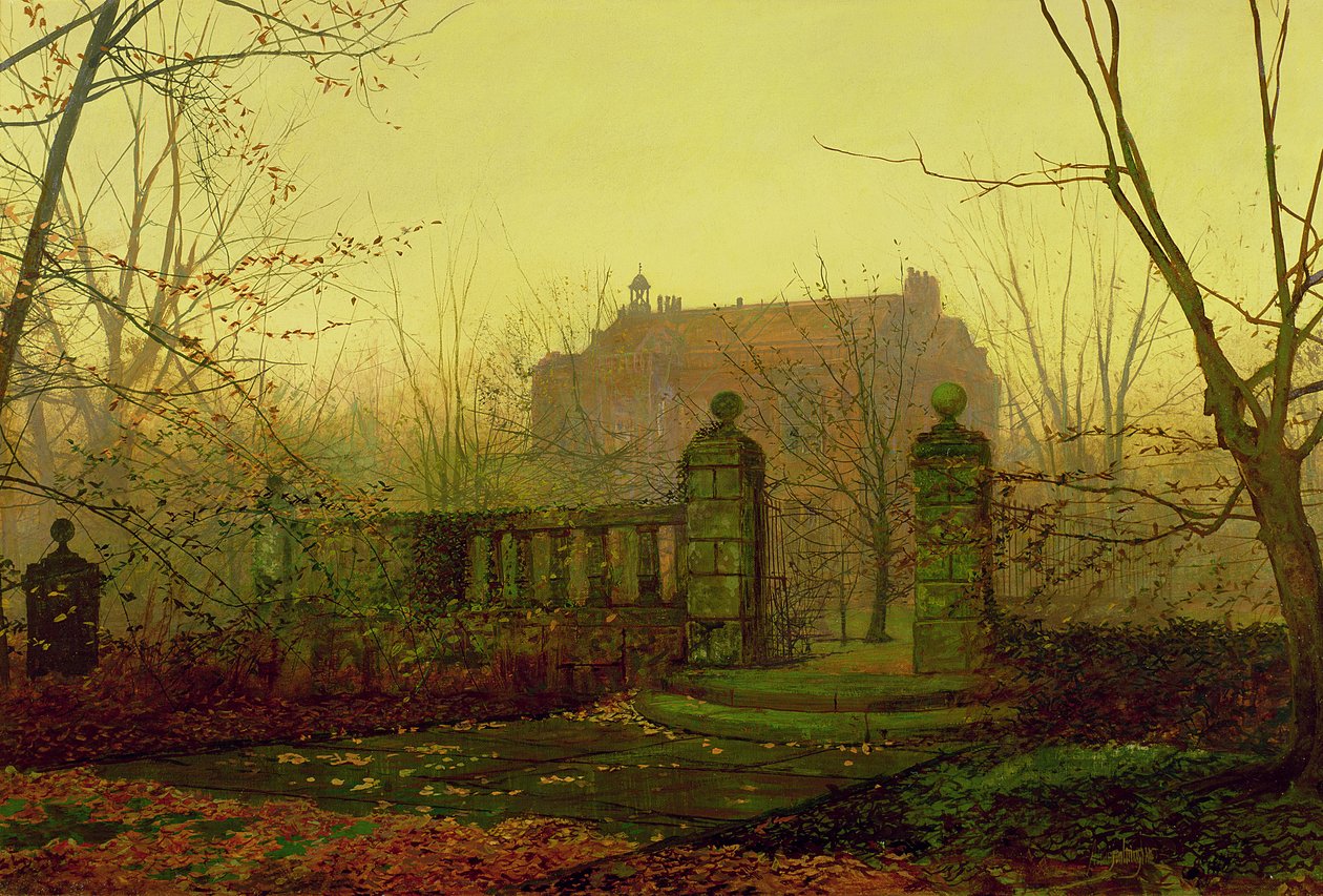 Herfstochtend door John Atkinson Grimshaw