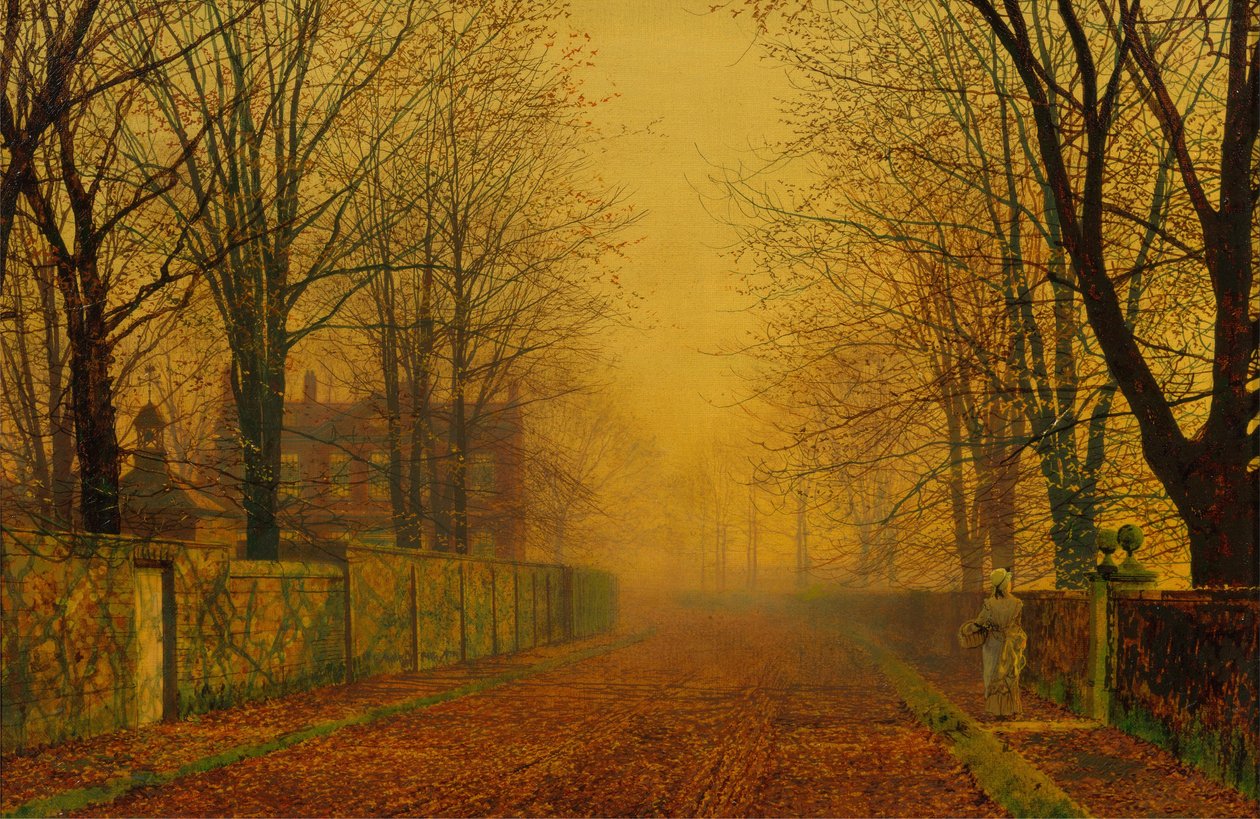 Avondgloed door John Atkinson Grimshaw