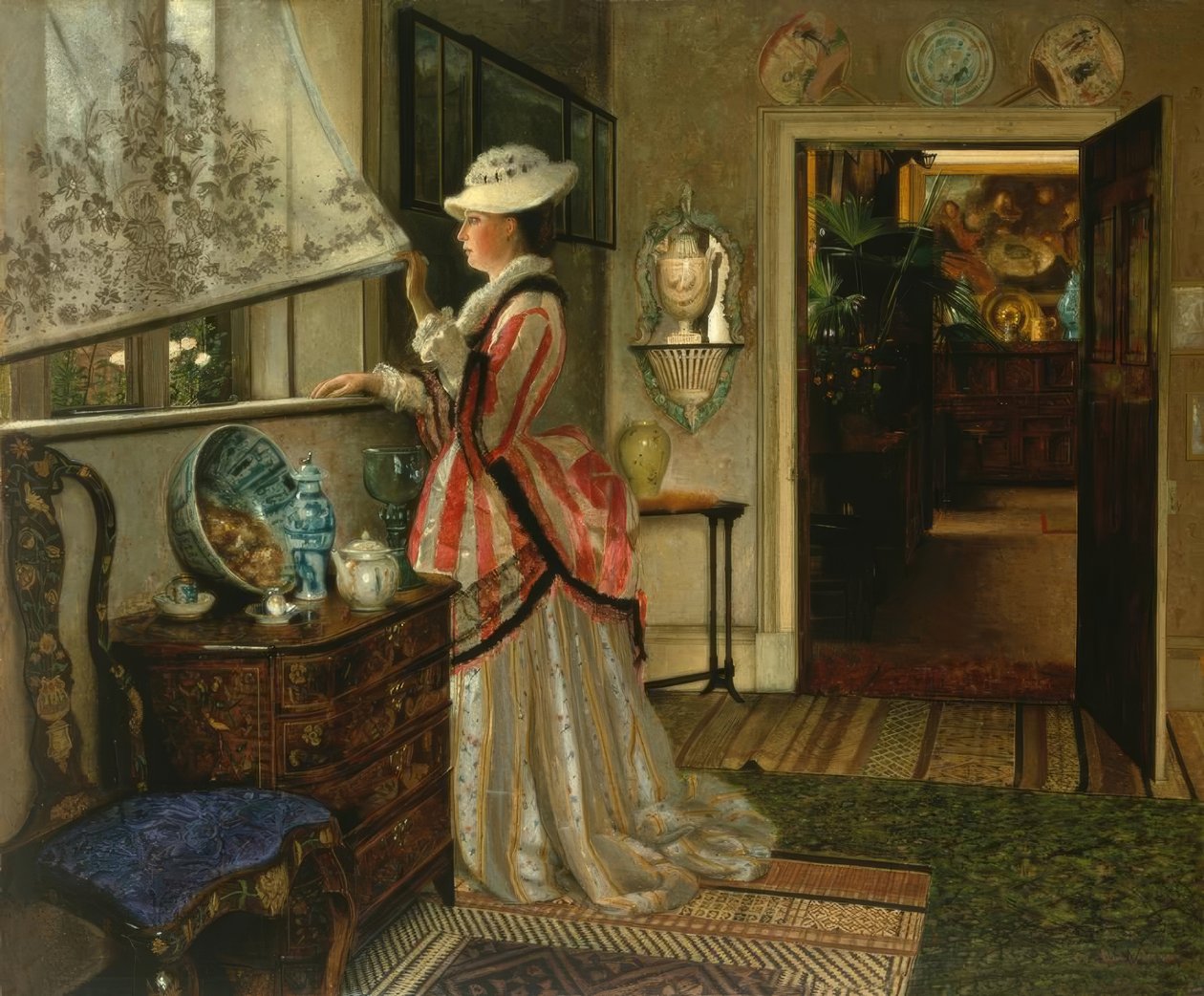 Zomer door John Atkinson Grimshaw