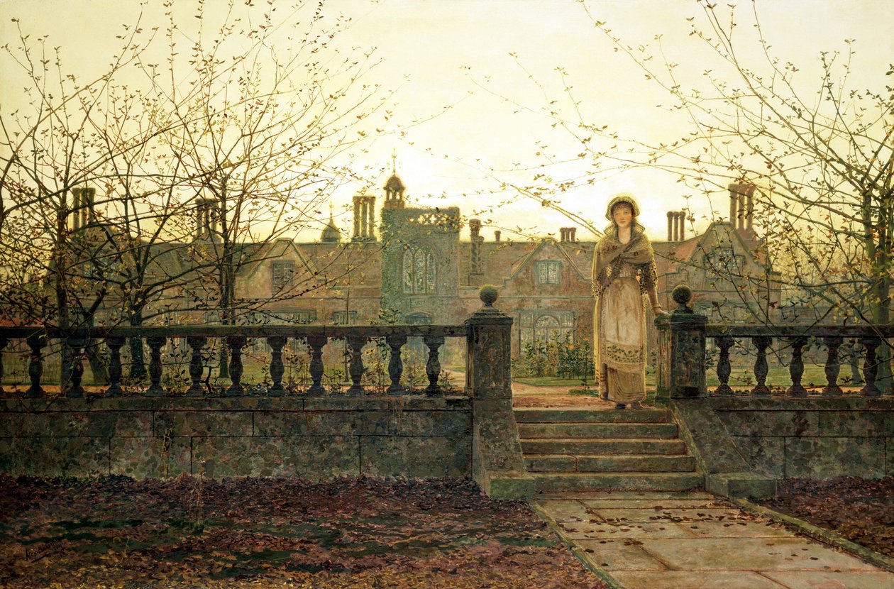 Weldoenster door John Atkinson Grimshaw