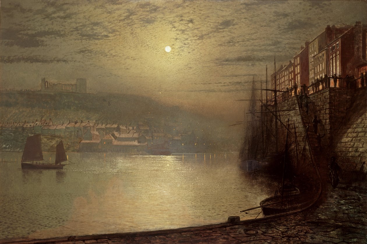 Whitby door John Atkinson Grimshaw
