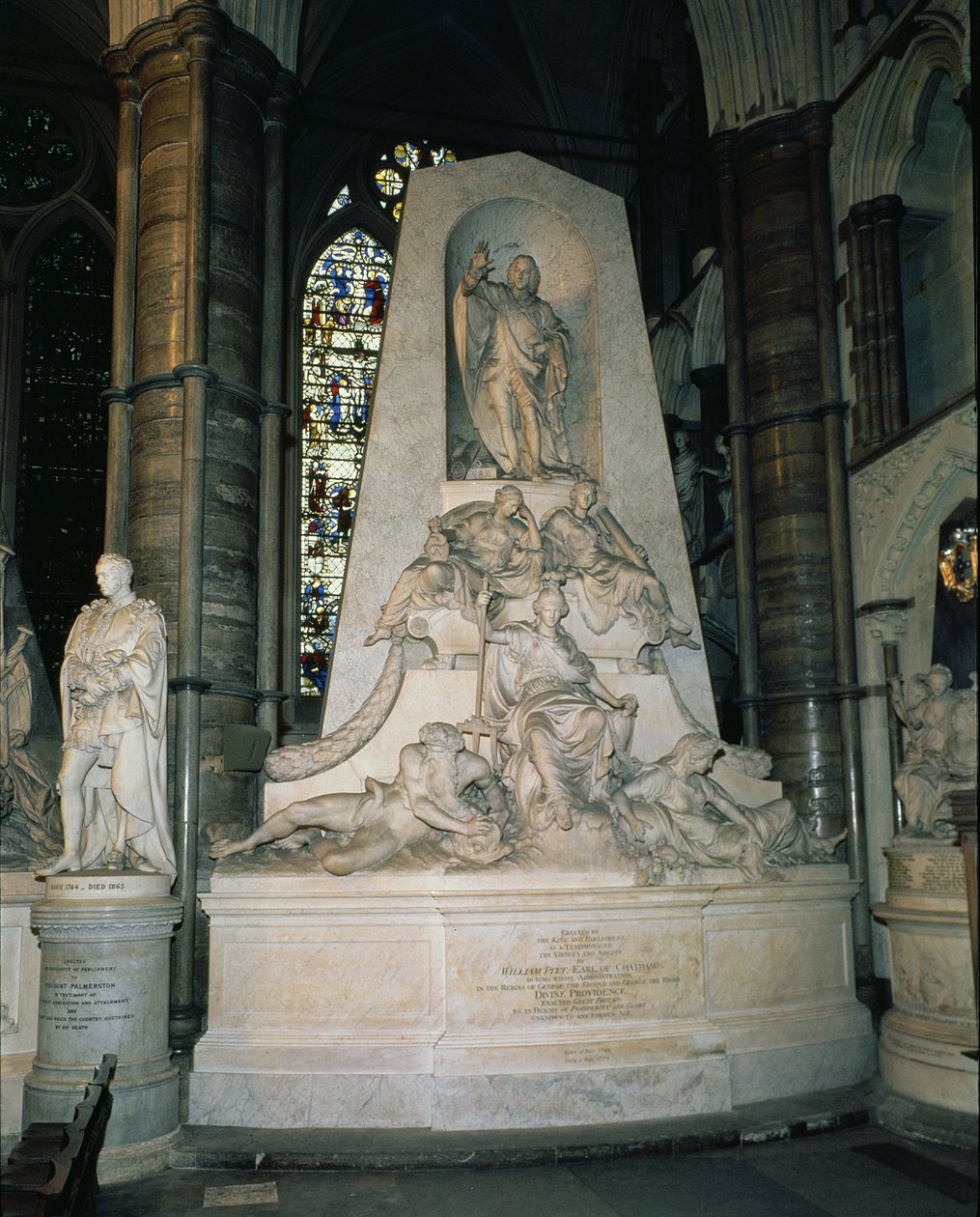 Monument voor William Pitt de Oudere, 1e Graaf van Chatham door John Bacon