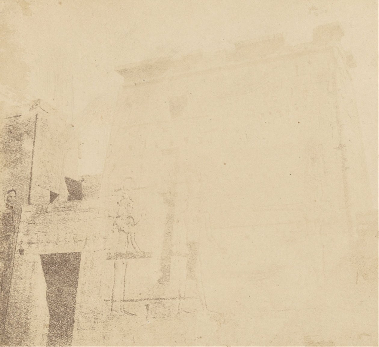 (Tempel van Karnak in Thebe) door John Beasly Greene