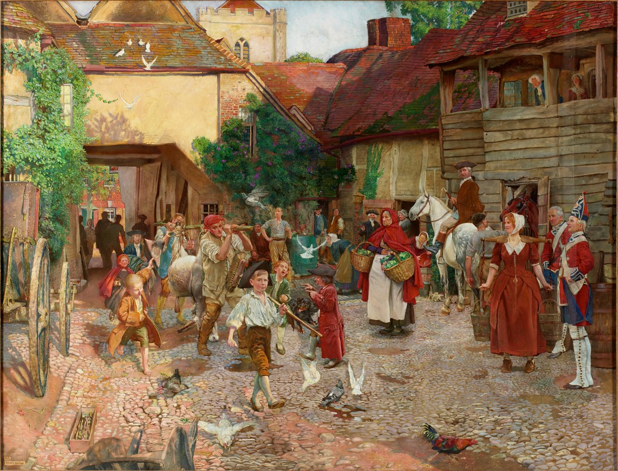 De Dwaas Die Elke Man Wilde Behagen, 1903 door John Byam Liston Shaw