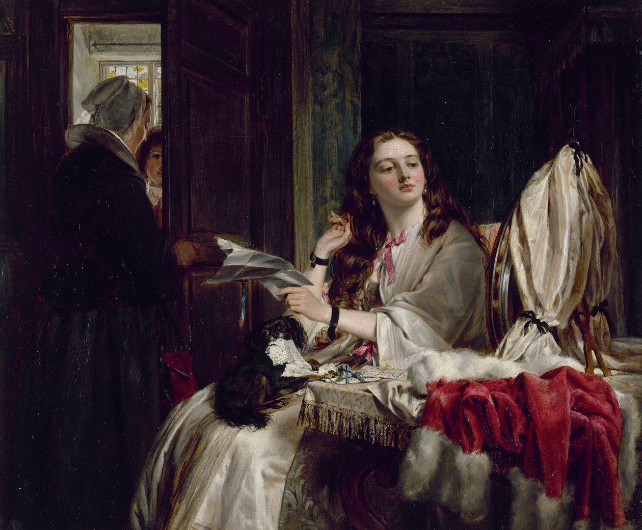 De ochtend van Sint Valentijn door John Callcott Horsley