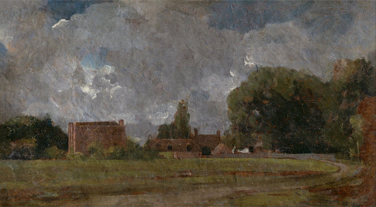 Golding Constables Huis, East Bergholt- de Geboorteplaats van de Kunstenaar door John Constable