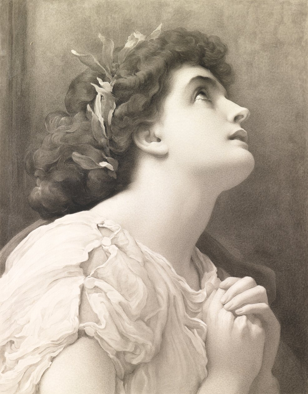 Geloof, naar Leighton, 1900 door John Douglas Miller