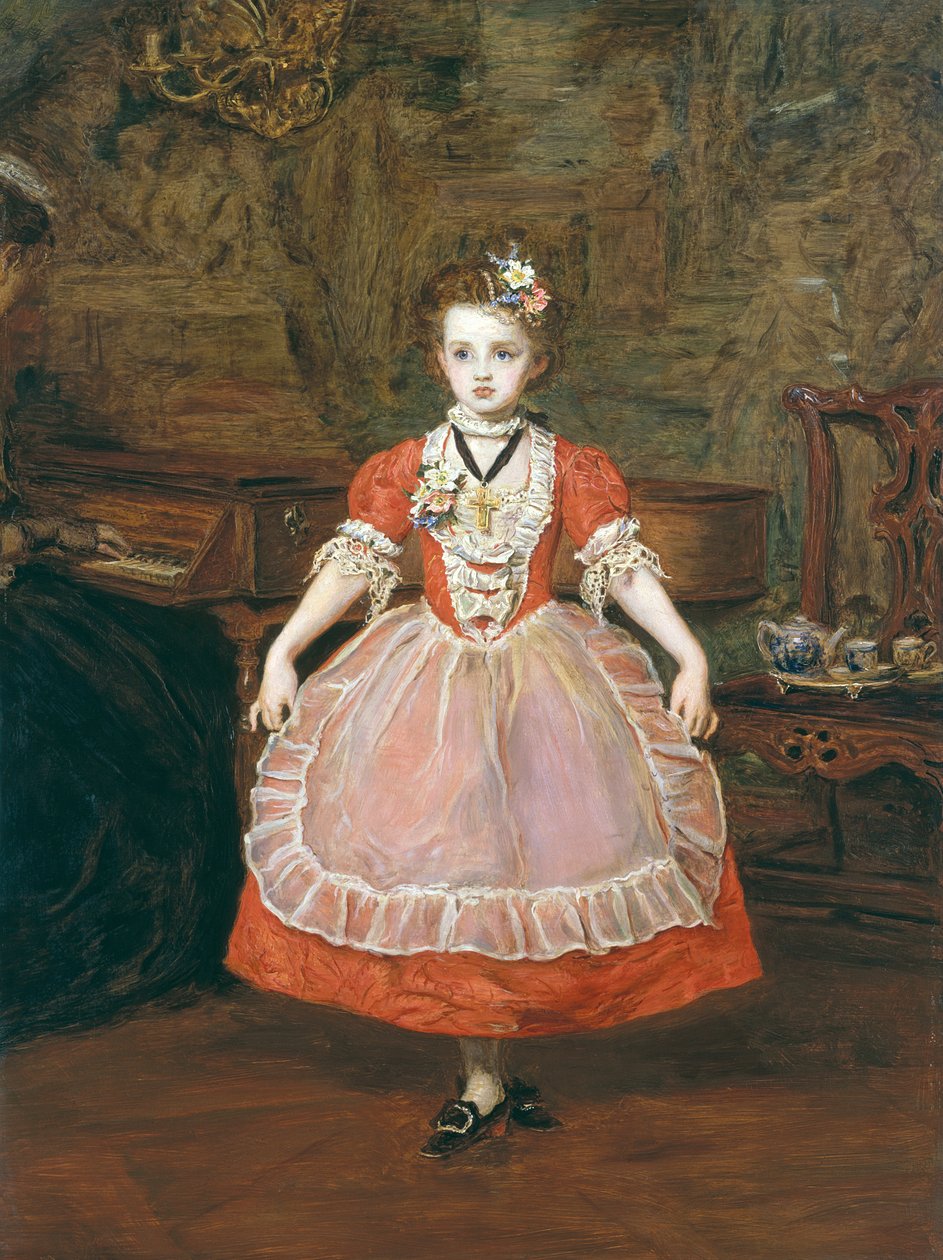 Het menuet door John Everett Millais