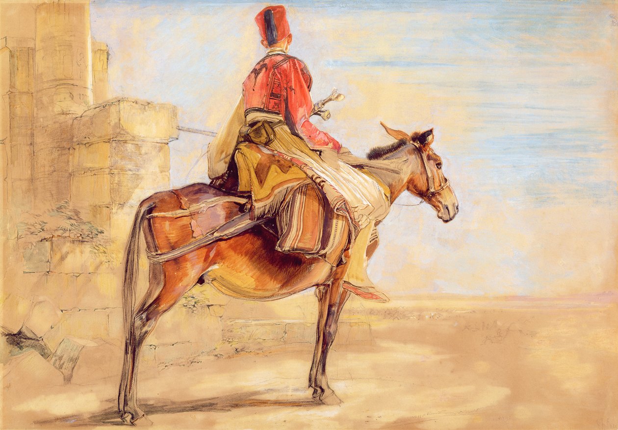 Een Turks Voorpost, 1850 door John Frederick Lewis