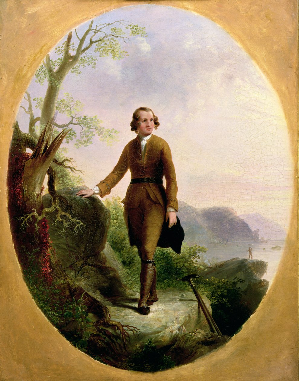 George Washington als Jonge Landmeter, 1841 door John Gadsby Chapman