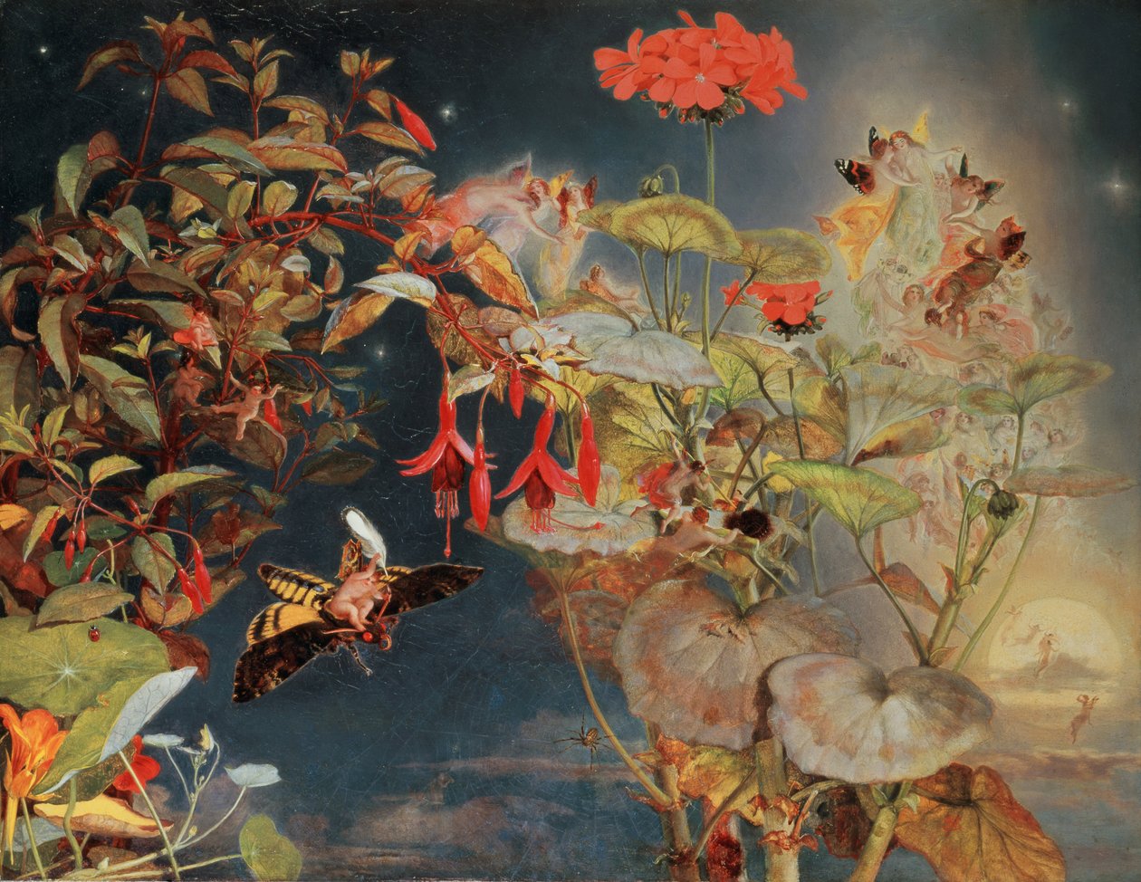 Midzomerfeeën, c.1856 door John George Naish